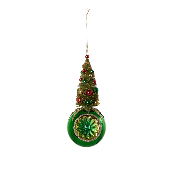 Sisal Tree Reflector Ornament