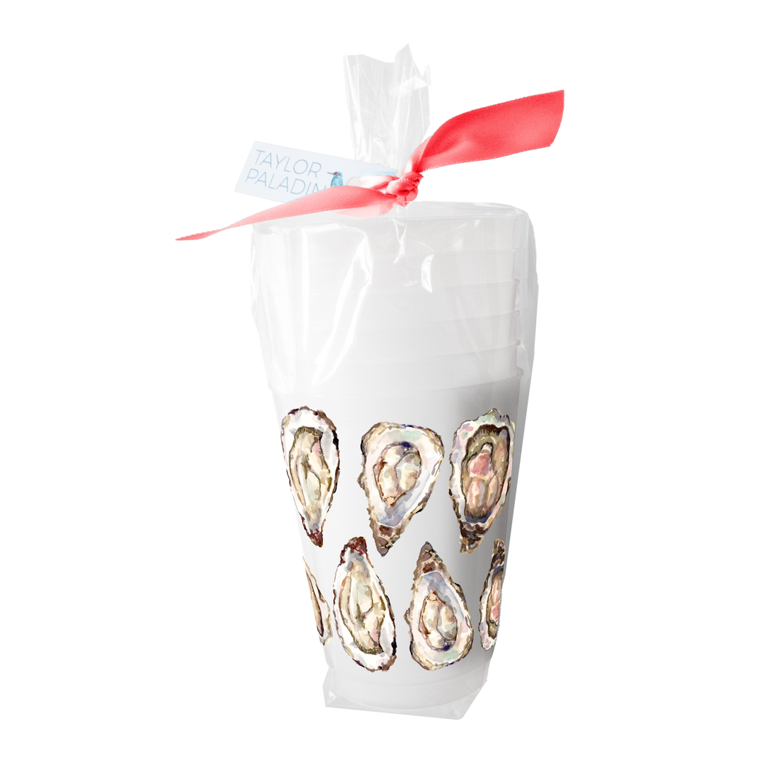 Oyster Frosted Cup - Set of 8