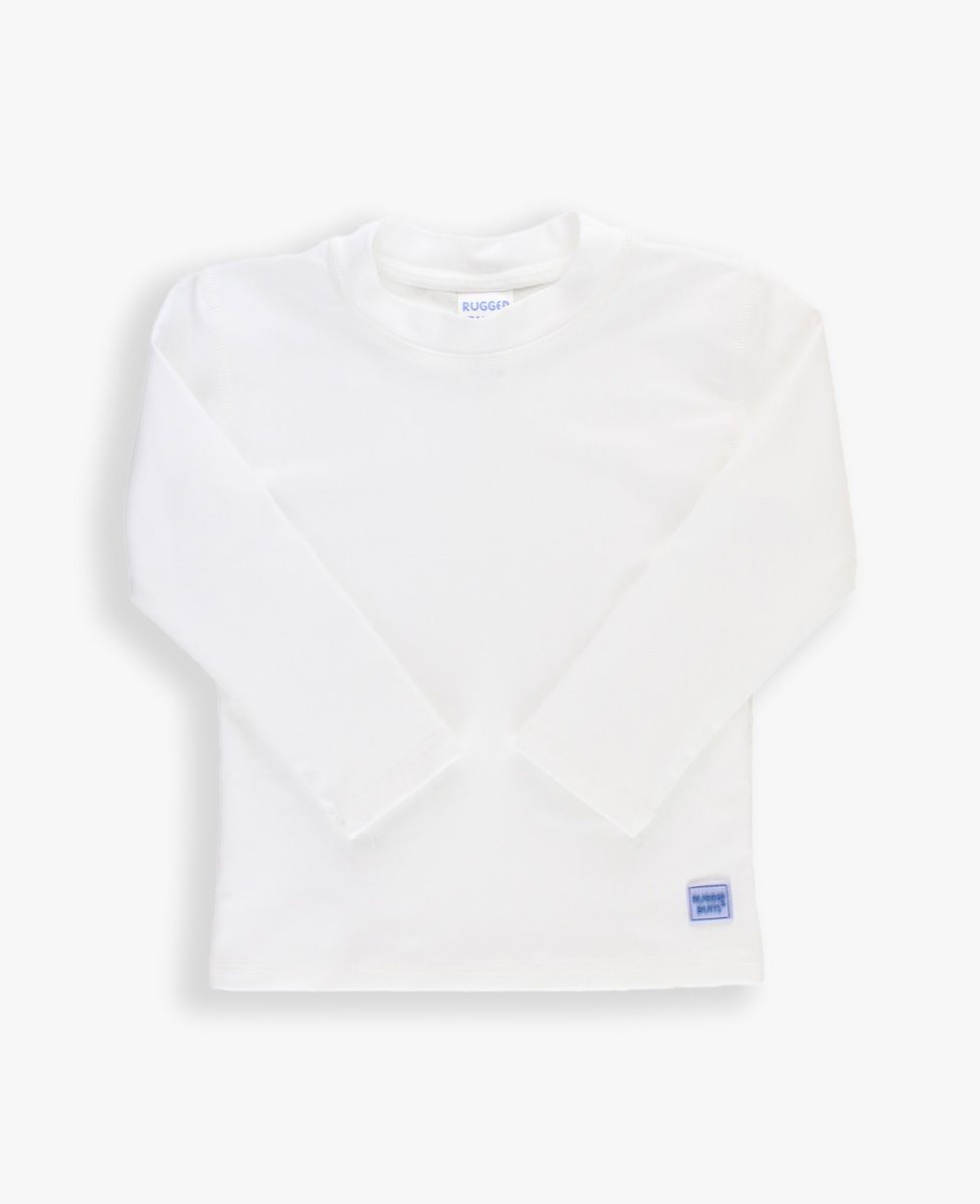 Long Sleeve Rash Guard - White
