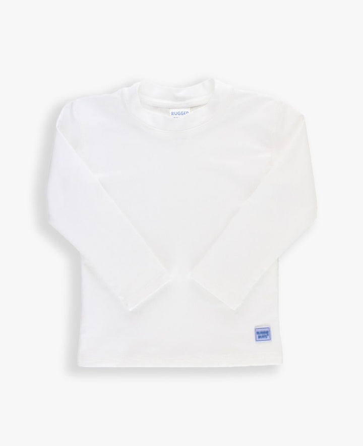 Long Sleeve Rash Guard - White