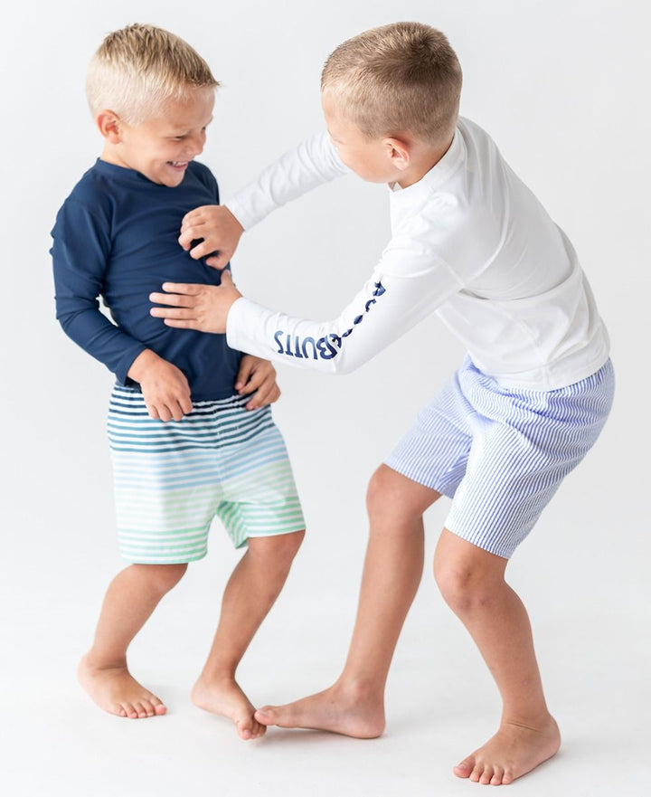 Long Sleeve Rash Guard - Navy