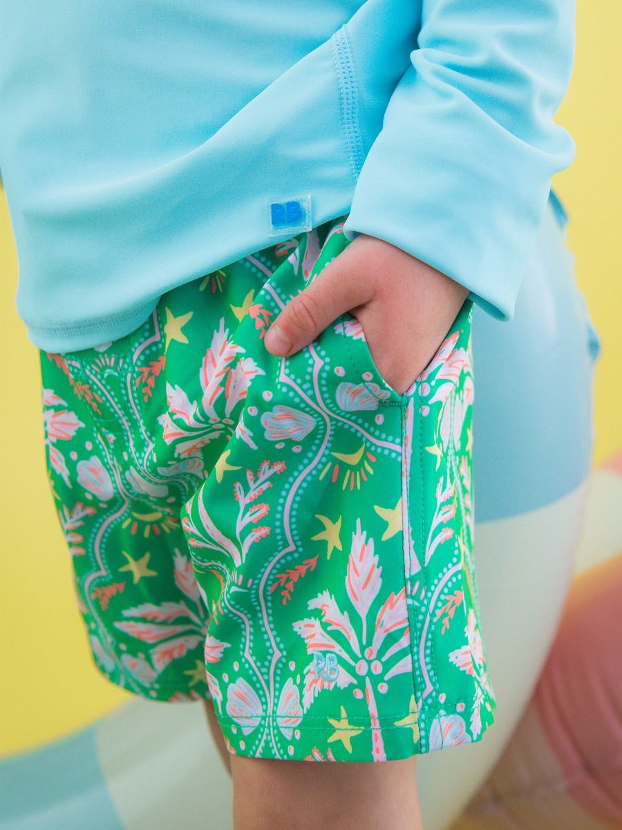 Coconut Cabana Performance Hybrid Swim Trunks