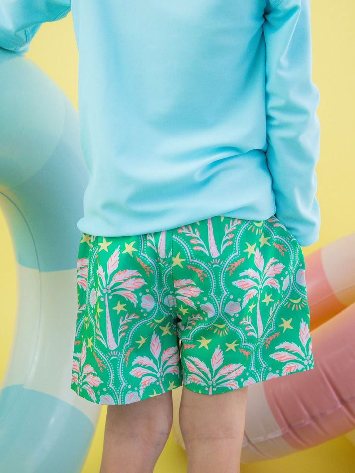Coconut Cabana Performance Hybrid Swim Trunks