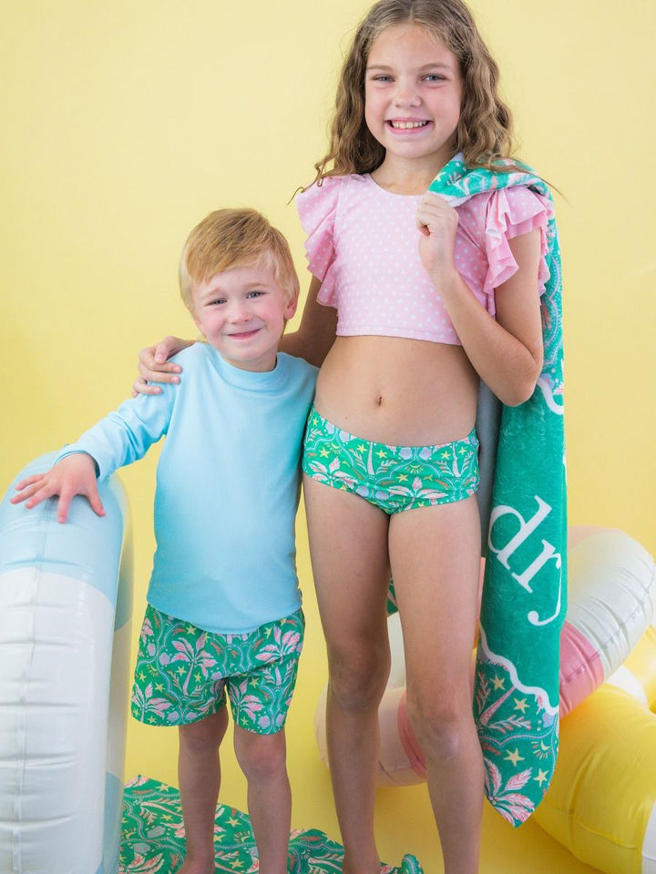 Coconut Cabana Performance Hybrid Swim Trunks