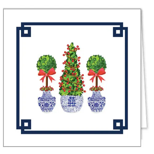 Enclosure Cards - Christmas Topiaries