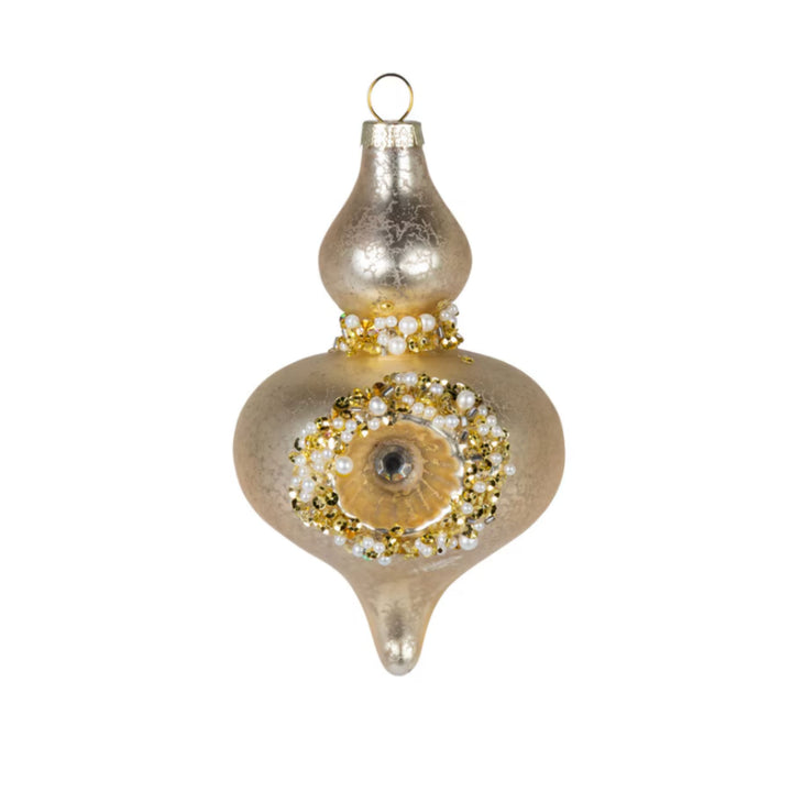 5" Glass Finial Shape Ornament