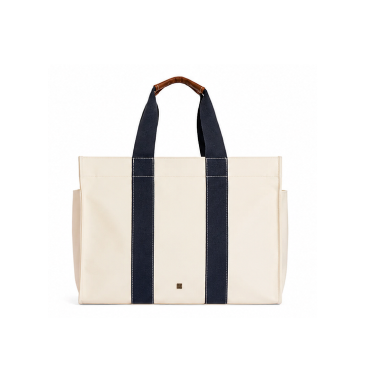 Tall Tote Coated Canvas