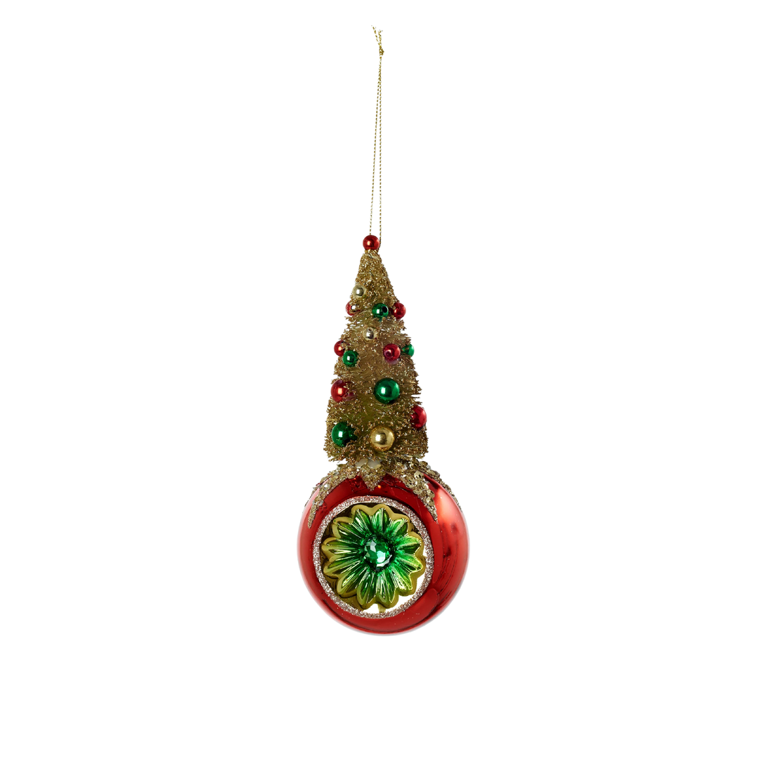 Sisal Tree Reflector Ornament