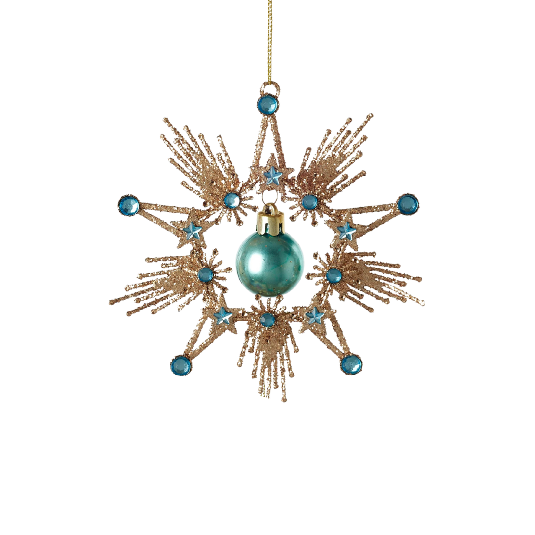 Starburst Dangle Ball Ornament
