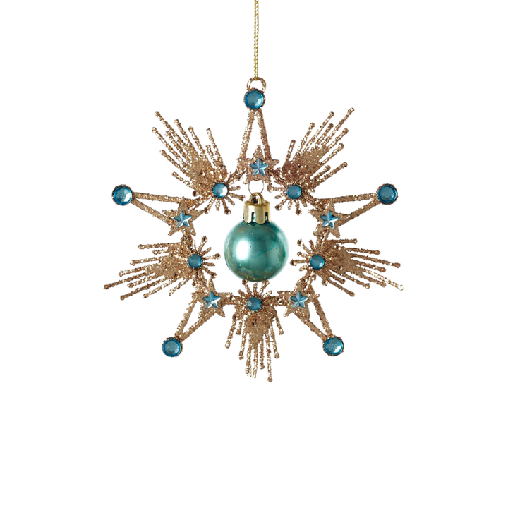 Starburst Dangle Ball Ornament