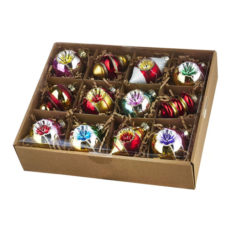 Box of Vintage Ornaments