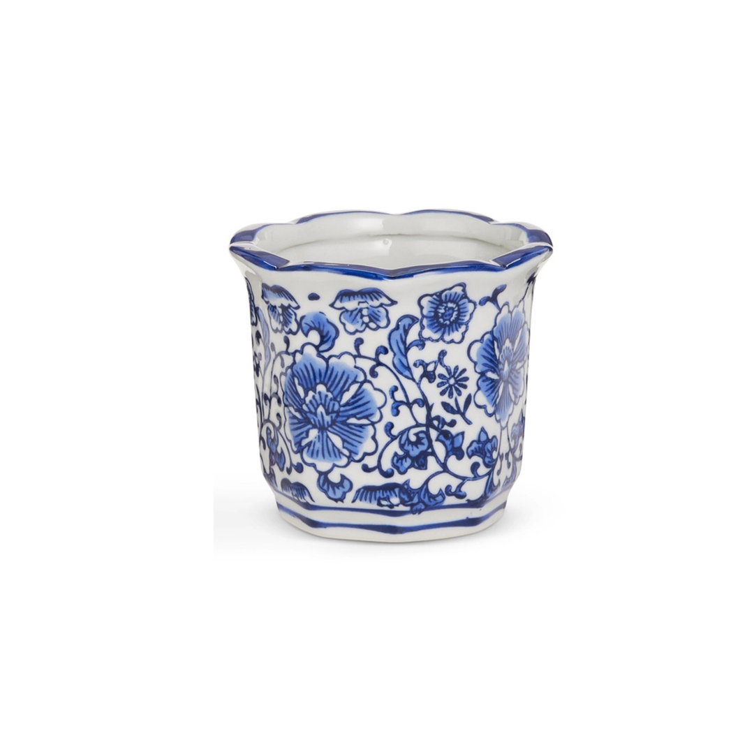 Mini Blue and White Pots