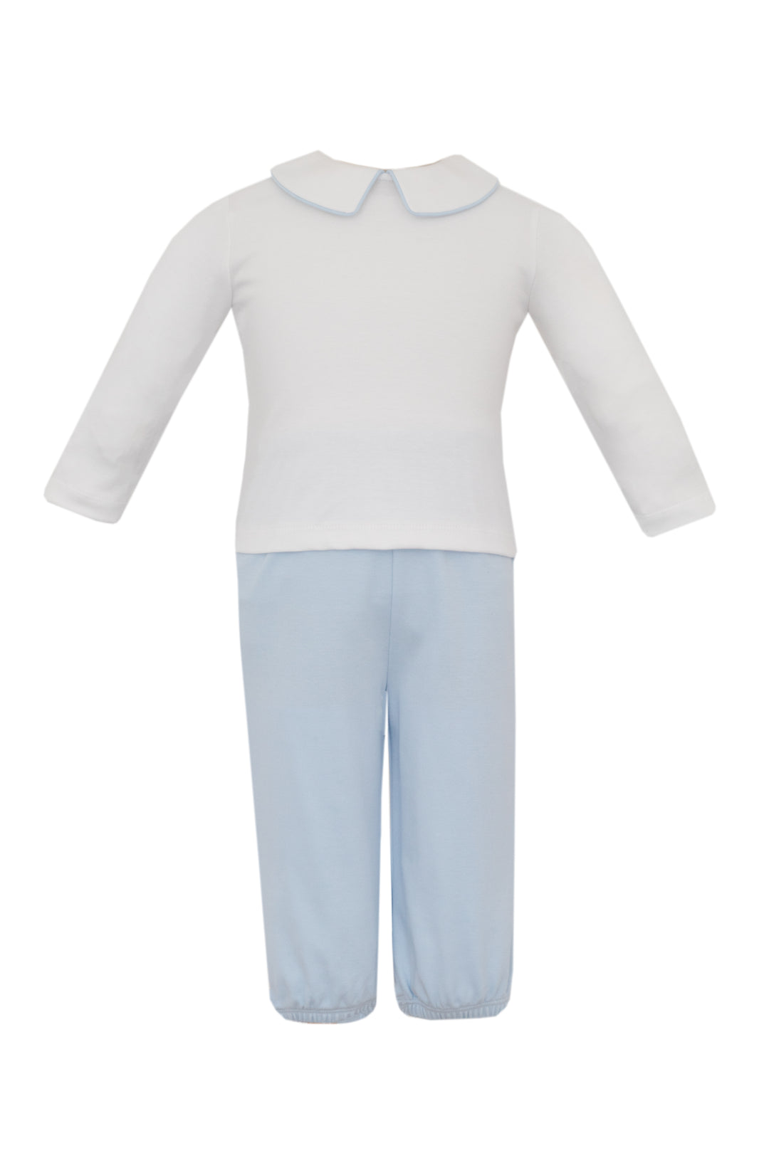 Logan Knit Blue Pants Set