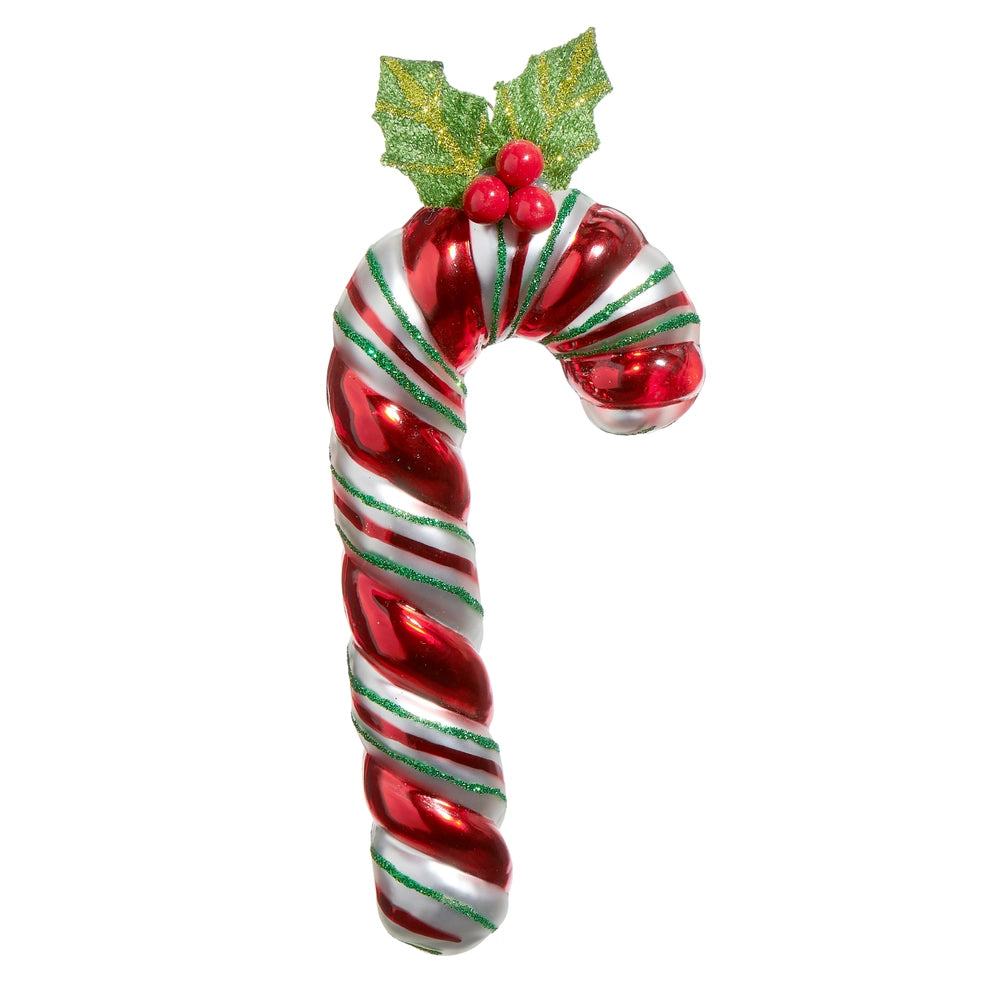 Striped Candy Cane Ornament