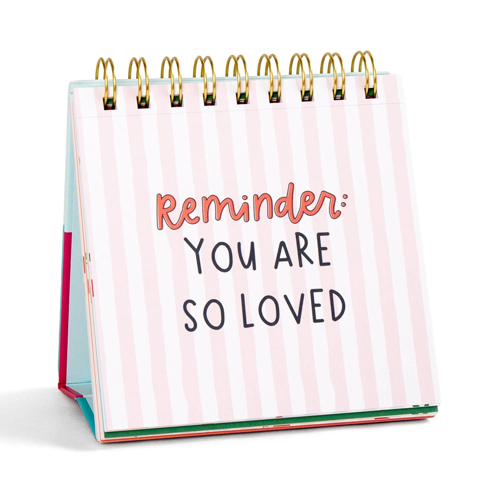 52 Weeks of Affirmations - Desk Flip Calendar Calendar Pippi Post 