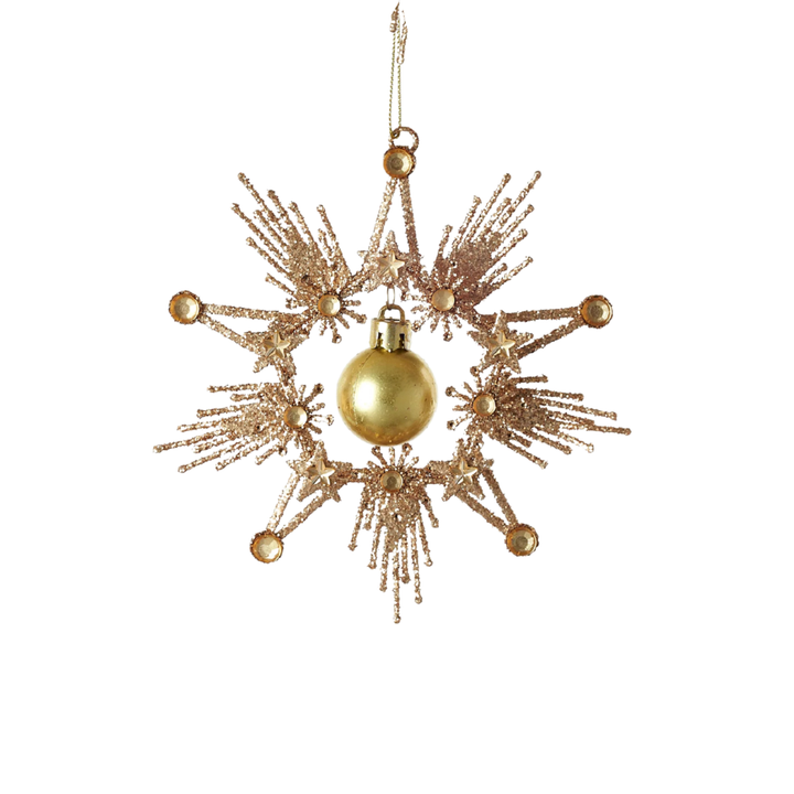 Starburst Dangle Ball Ornament
