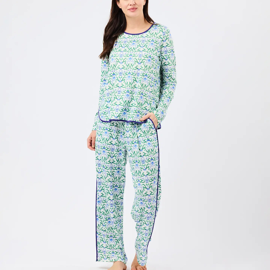 Melody Pajama Pant Set - Garland Tapestry
