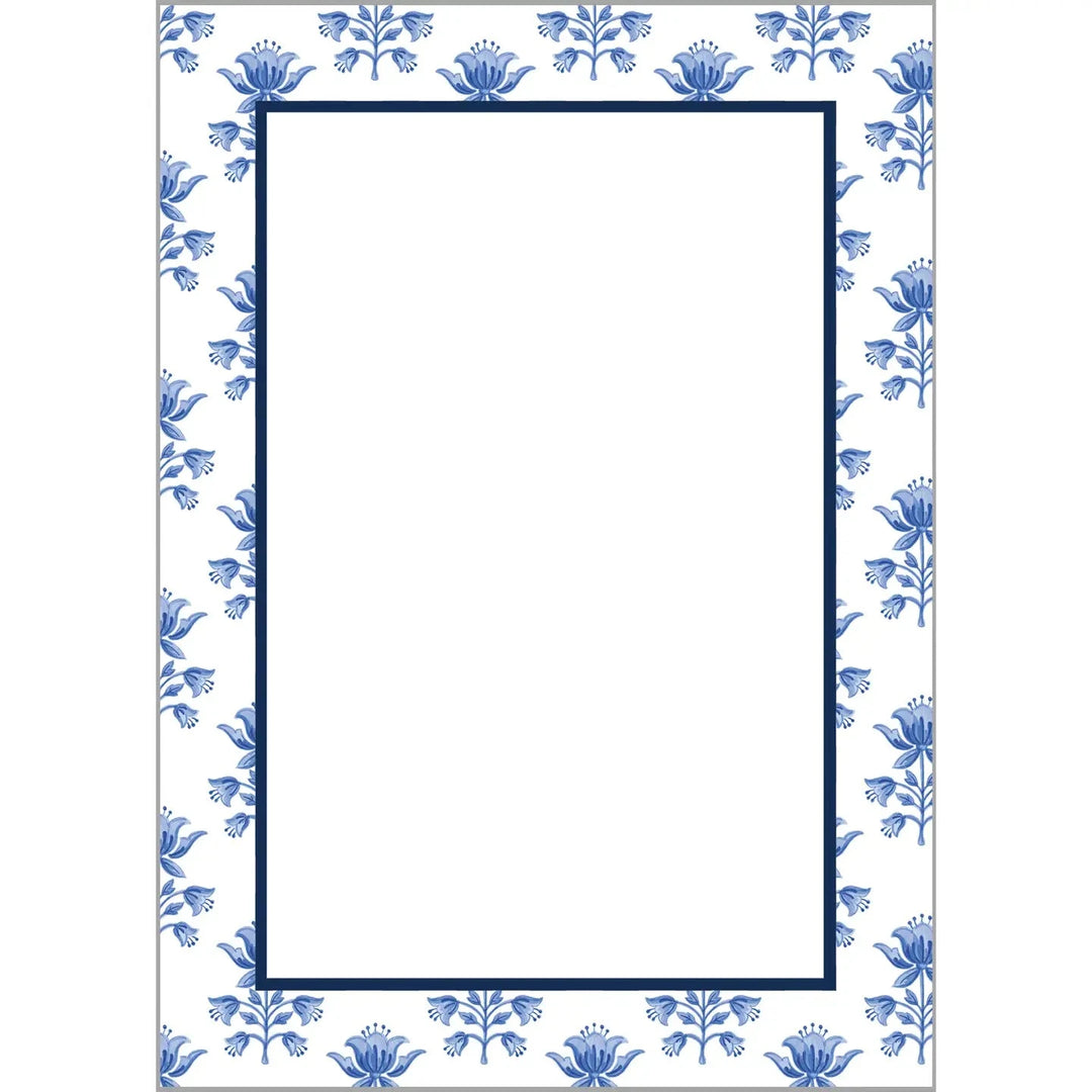 5x7 Tulip Block Print Notepad Notebooks & Notepads WH Hostess 