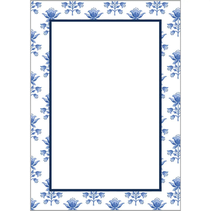 5x7 Tulip Block Print Notepad Notebooks & Notepads WH Hostess 
