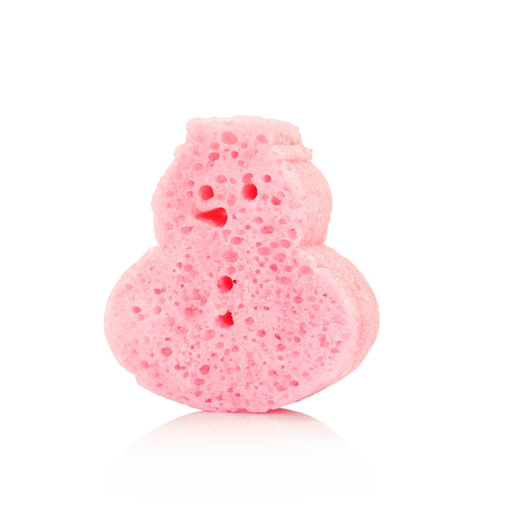Snowman Holiday Body Buffer - White Rose