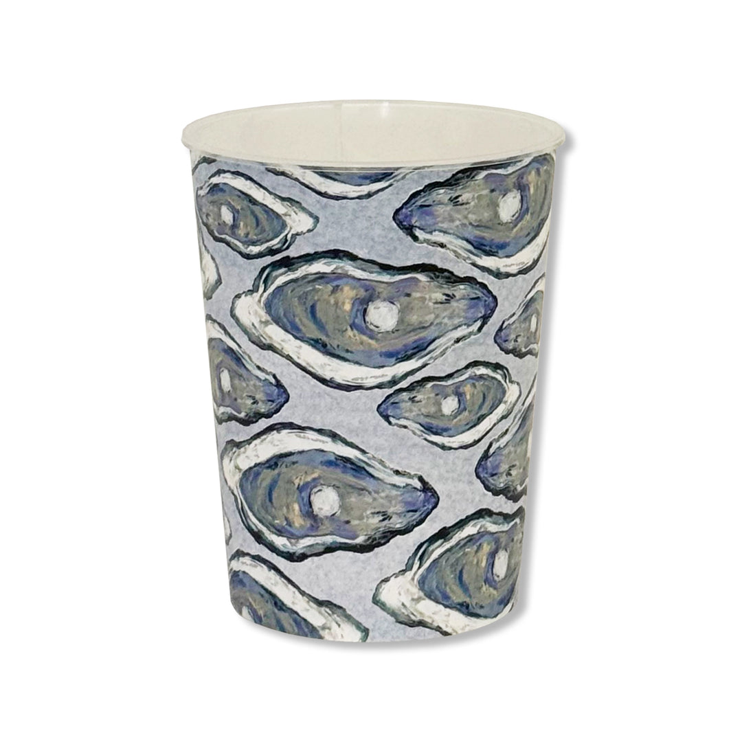 Blue Oyster Party Cups