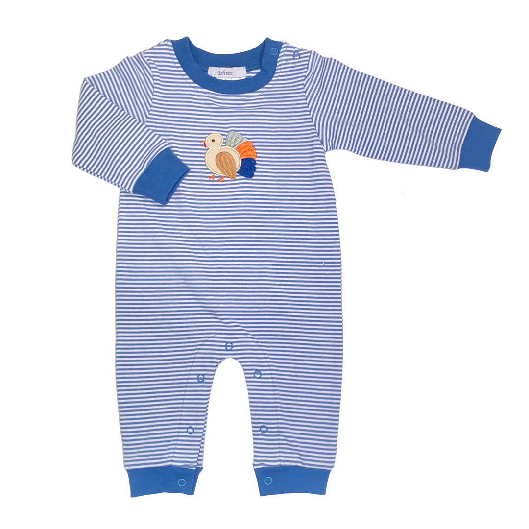 Turkey Applique Boy's Romper