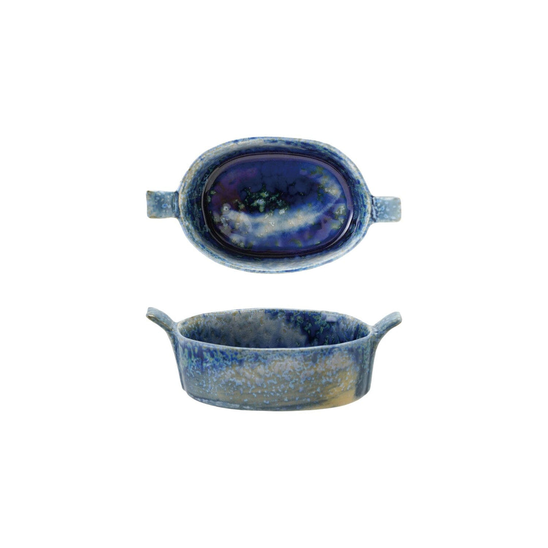 7 oz. Stoneware Mini Baker with Handles Bakeware Creative Co-Op 