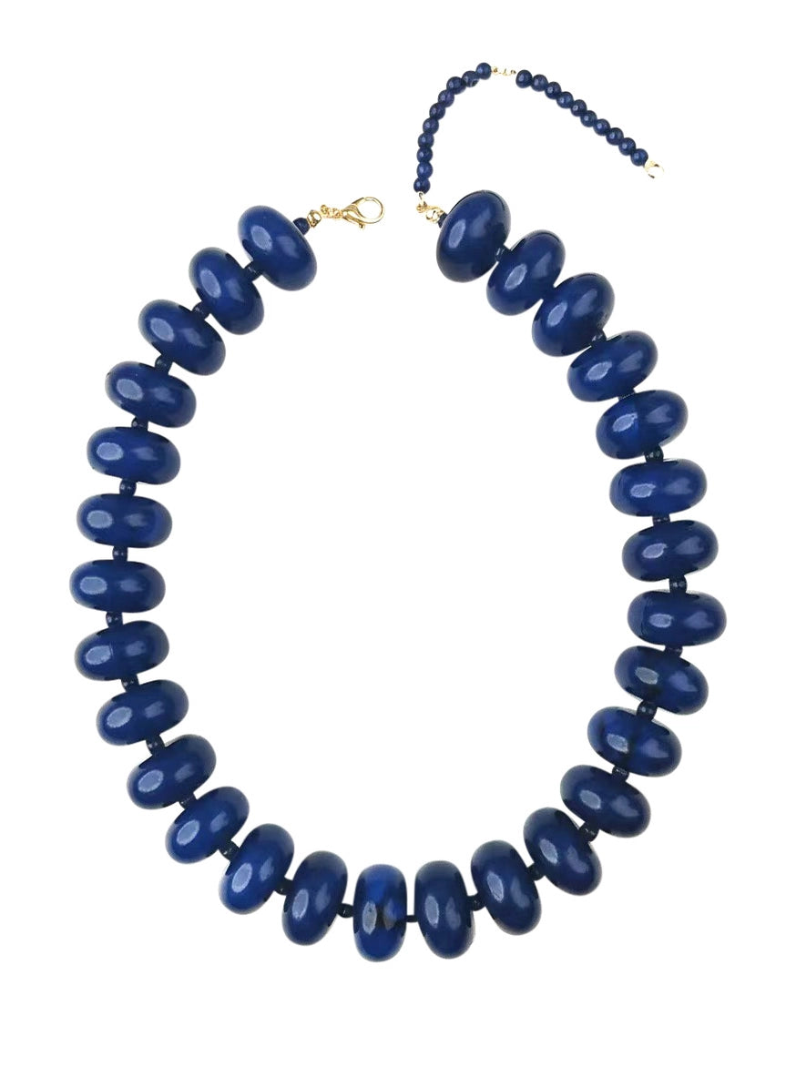 Bailey Chunky Necklace - Navy