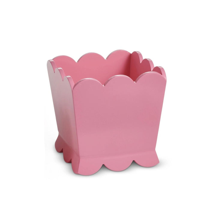 8.5" Pink Scalloped Planter Planter RAZ Large 