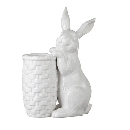 9.75" Rabbit Bud Vase Easter Decorations RAZ 