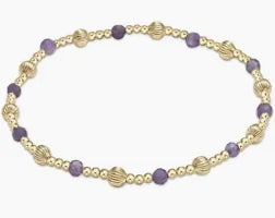 Dignity Sincerity Pattern 4mm Bead Bracelet - Gemstones