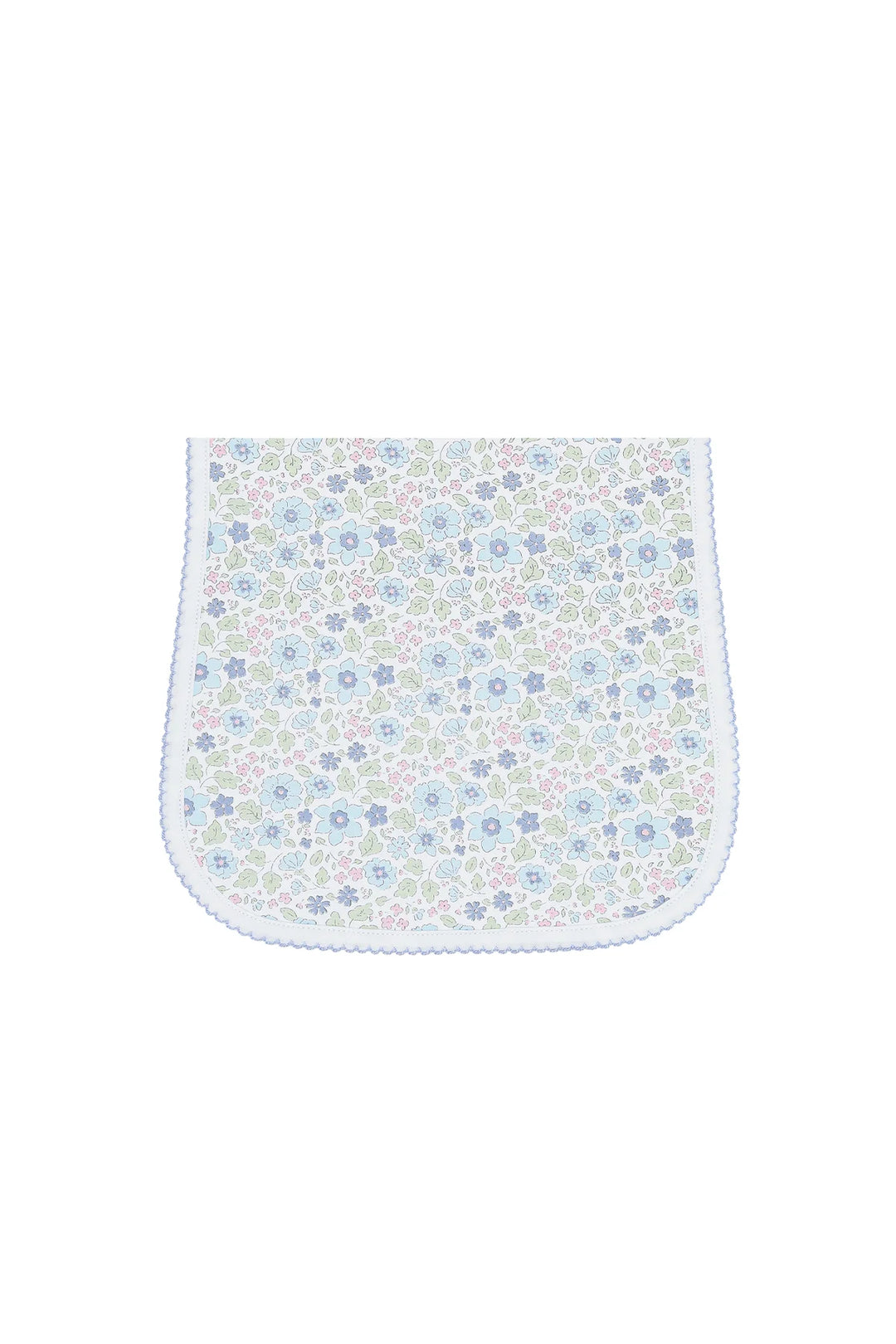 Blue Meadow Burp Cloth