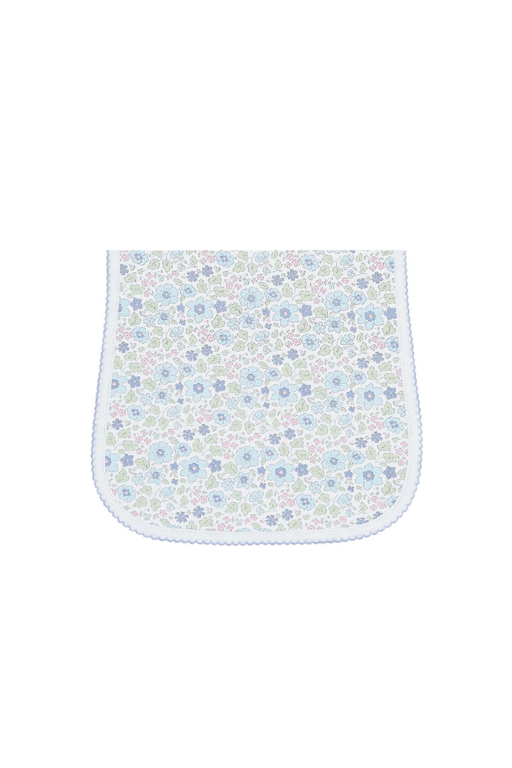 Blue Meadow Burp Cloth
