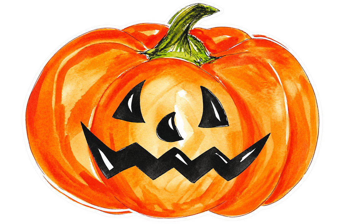 Pumpkin With Face Placemats