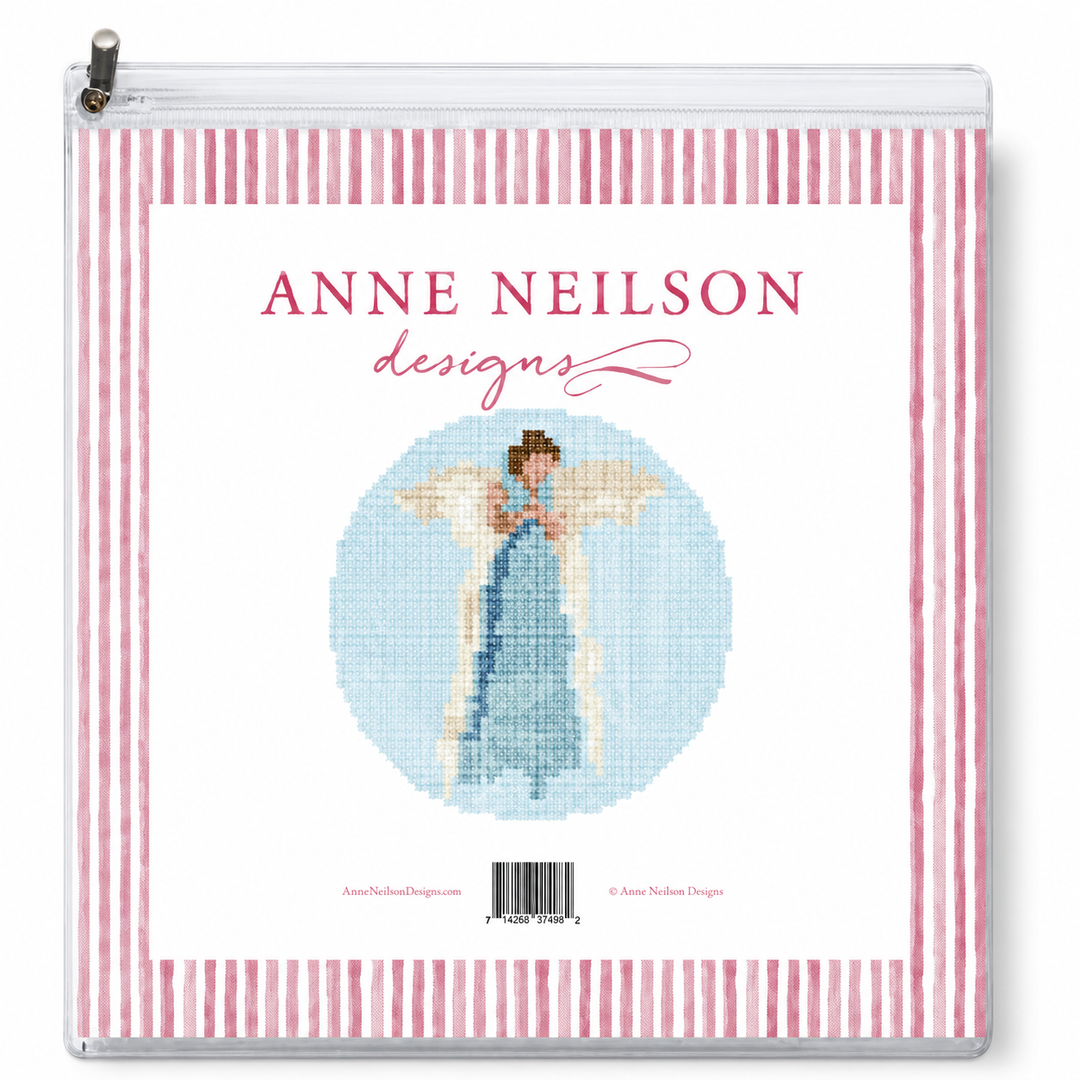 Beginner Needlepoint Kit - Blue Angel