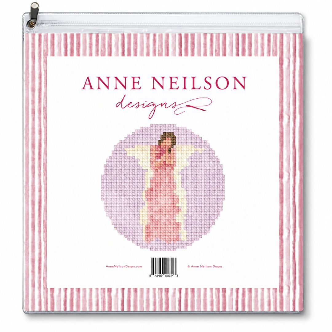 Beginner Needlepoint Kit - Pink Angel
