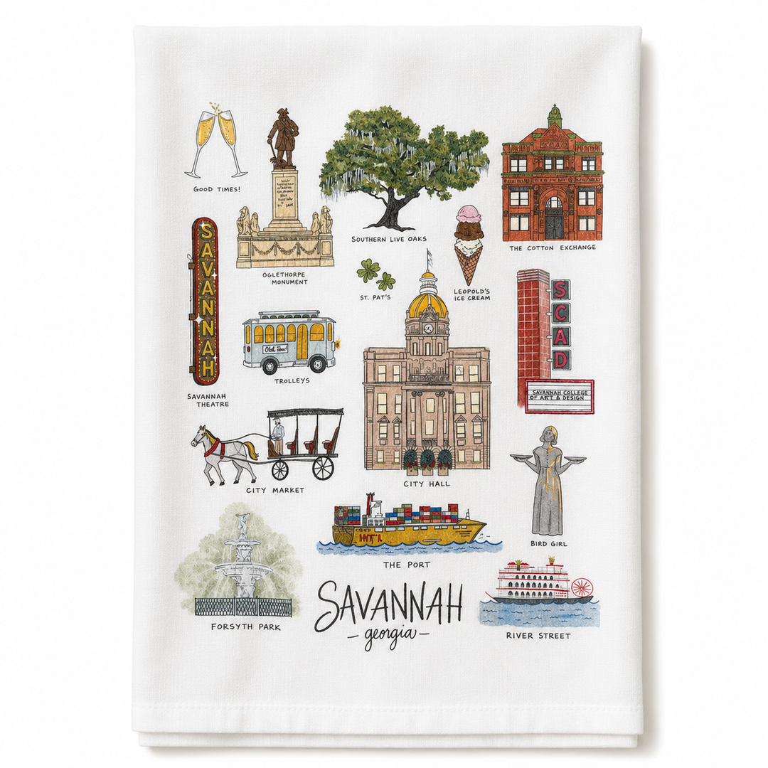 Savannah Sights Tea Towel