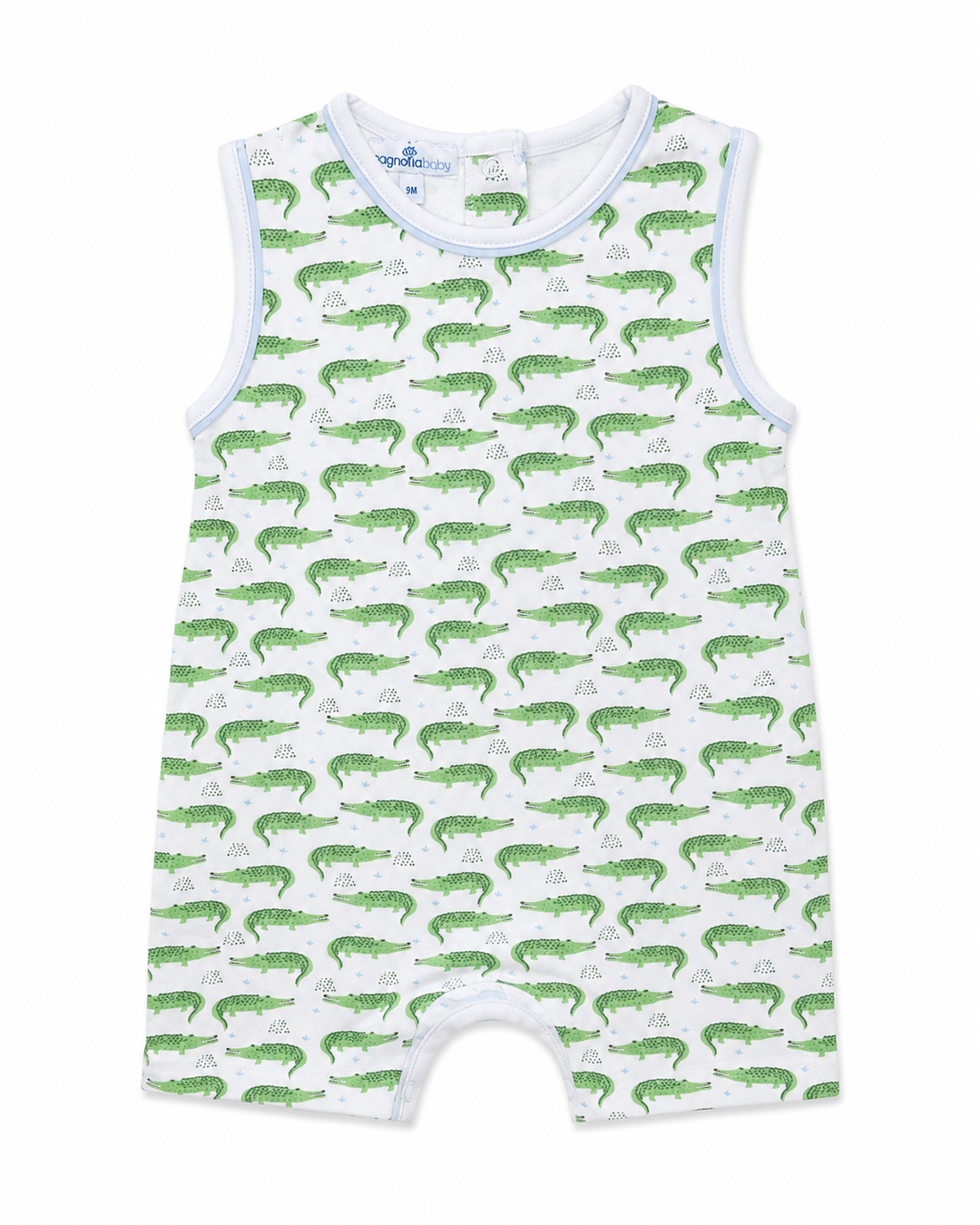 Bayou Baby Short Playsuit - Light Blue