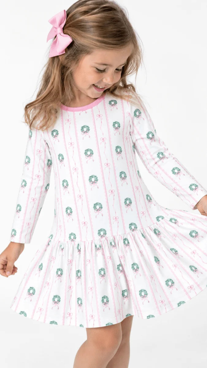 Dani Dropwaist Dress - Boxwood & Bows