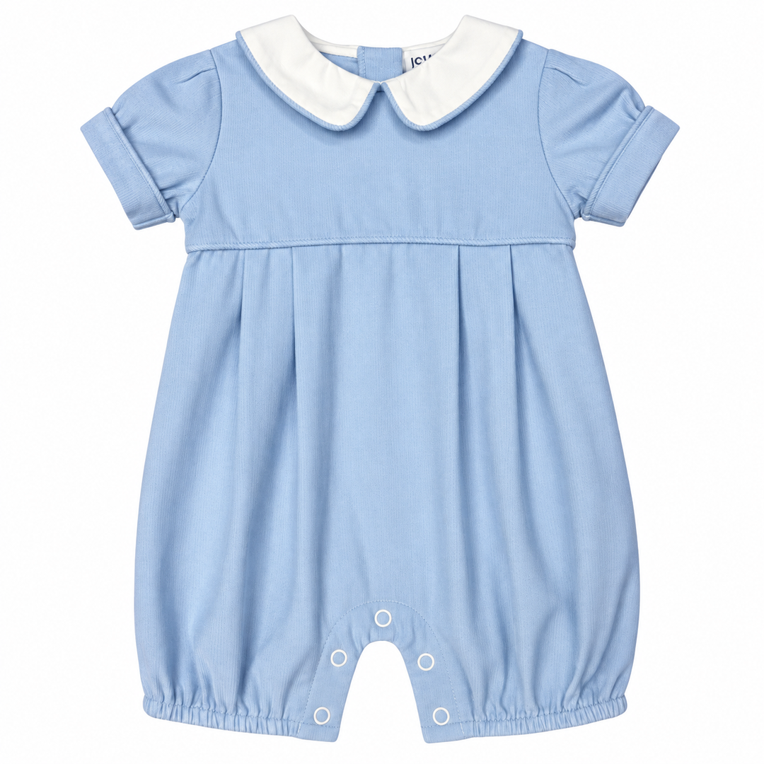 Blue Corduroy Boy's Romper