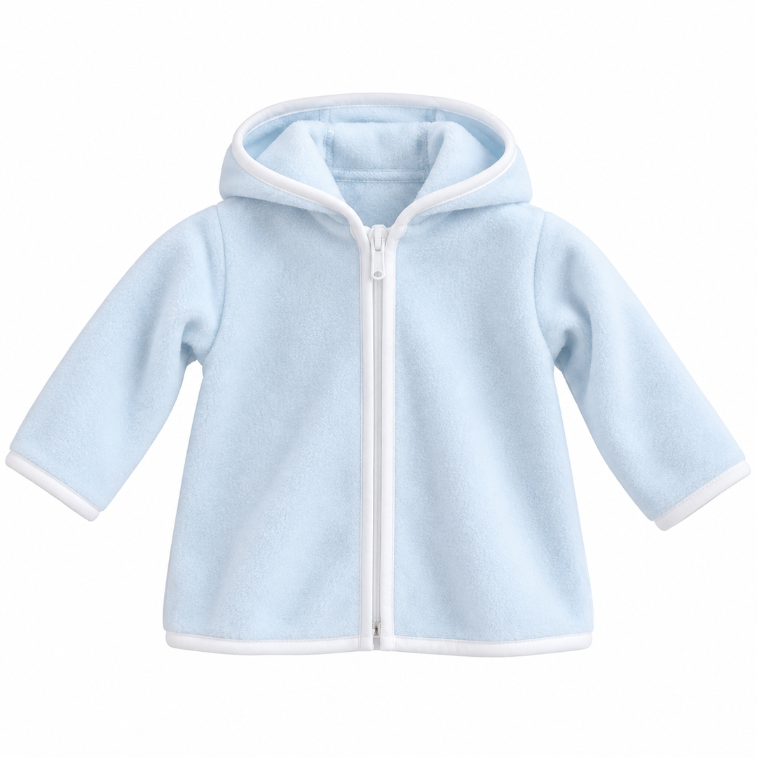 Fleece Zip Up Jacket - Blue