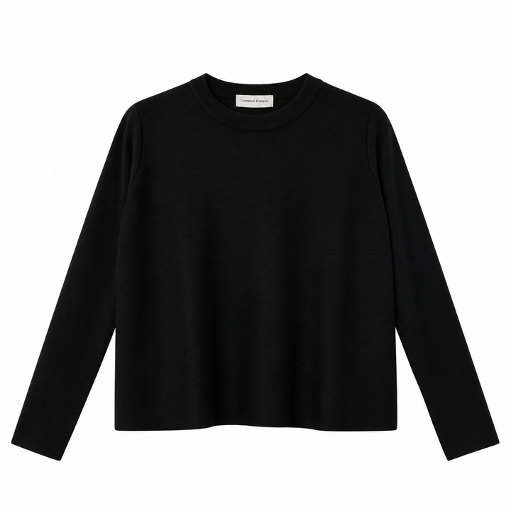 Everyday Crewneck Sweater - Black