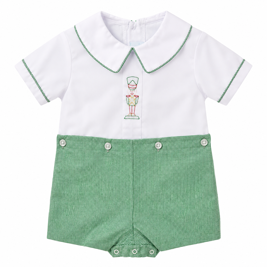 Christmas Nutcracker Boy Short Set