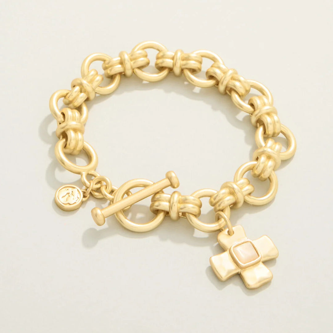 Affirmation Toggle Bracelet Mother-of-Pearl