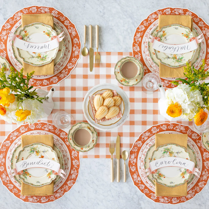 Die-cut Burleigh Pumpkin Regal Placemat