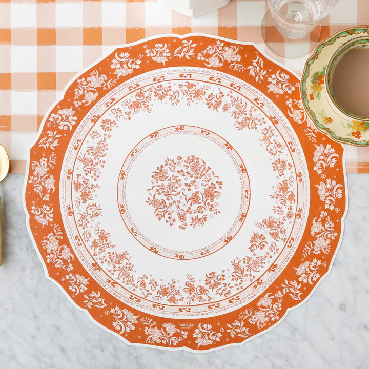 Die-cut Burleigh Pumpkin Regal Placemat