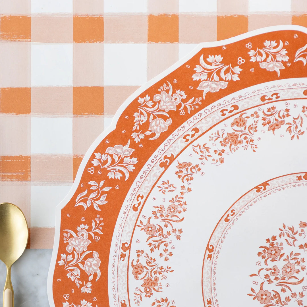 Die-cut Burleigh Pumpkin Regal Placemat