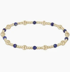 Dignity Sincerity Pattern 4mm Bead Bracelet - Gemstones