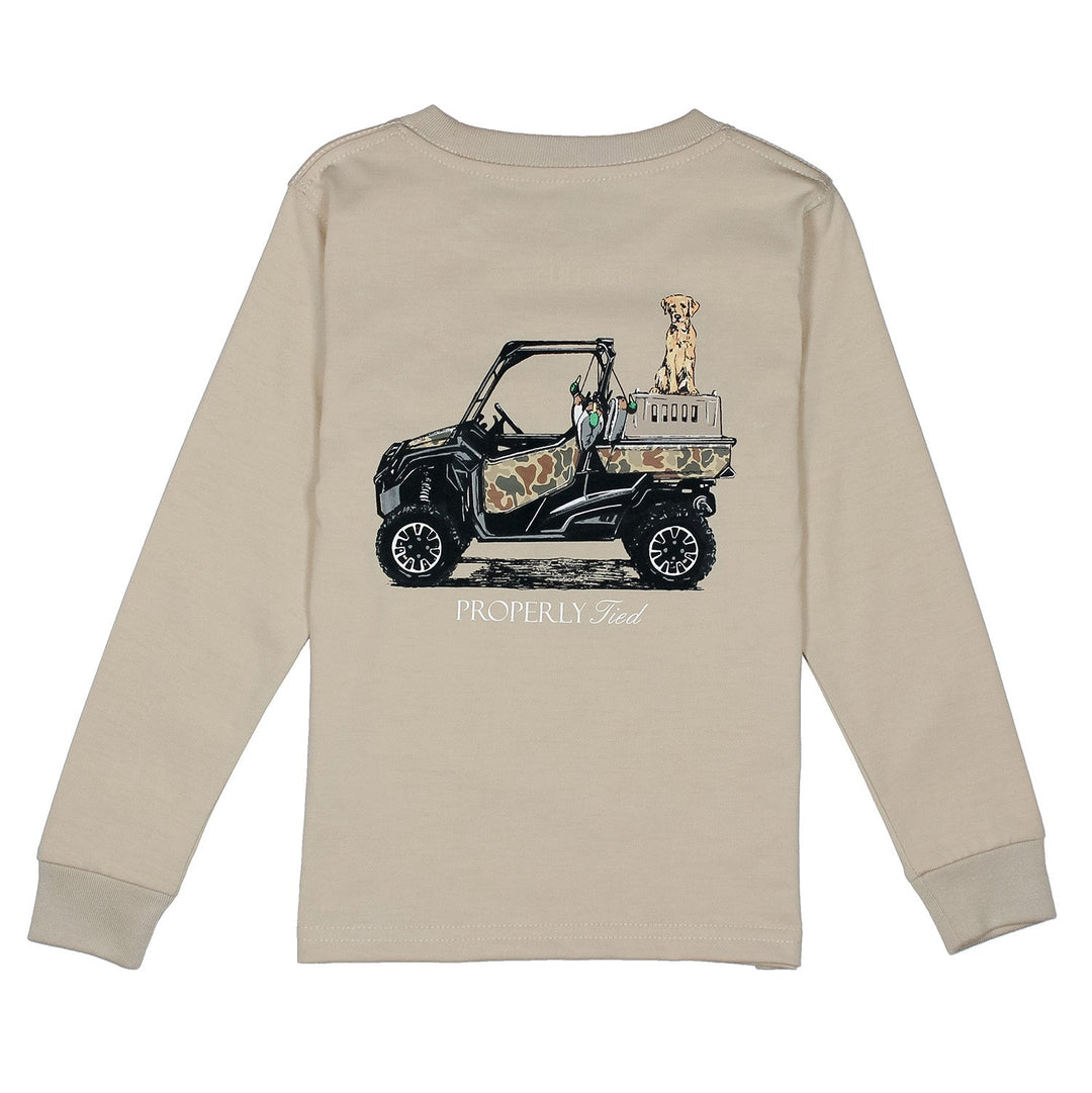 Long Sleeve Tee - Trail Traditions on Linen