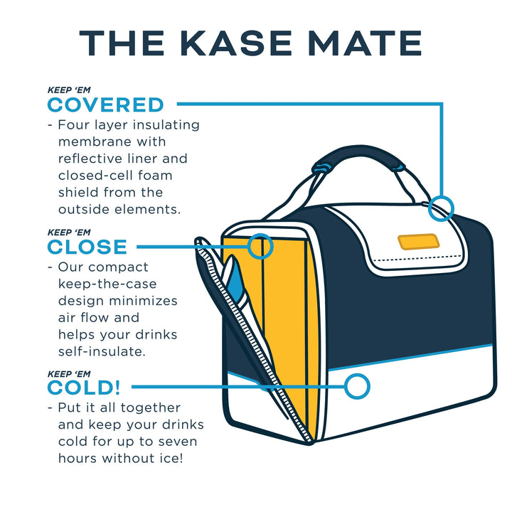 12-Pack Kase Mate - Midnight